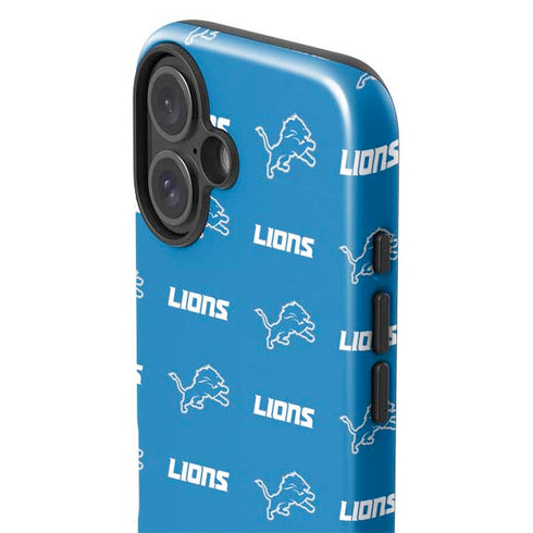 NFL Detroit Lions Blitz Series iPhone 16 Plus Impact Case